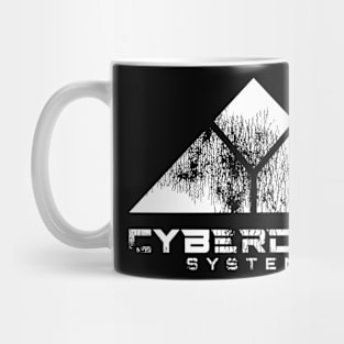 Worn Cyberdyne Logo Mug